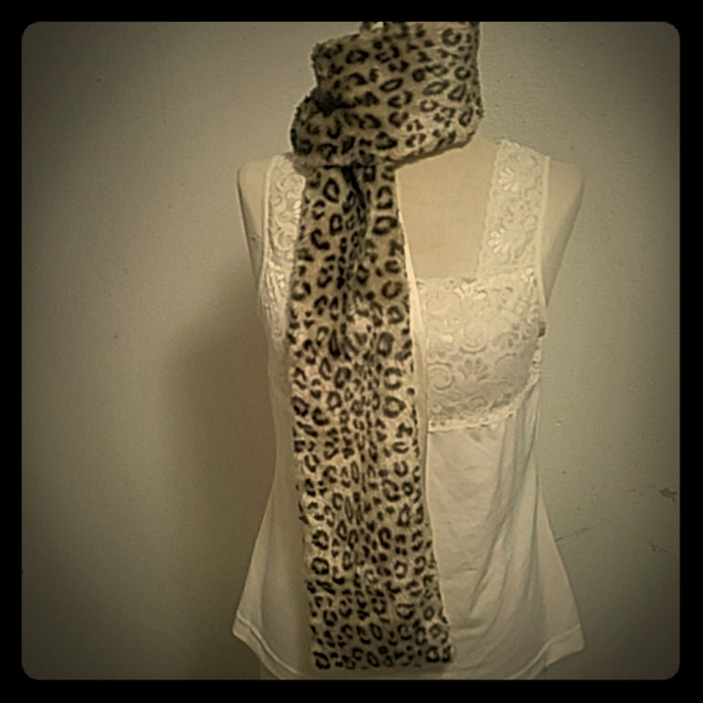 Leopard Print Scarf